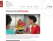 Tablet Screenshot of partnershippictures.com